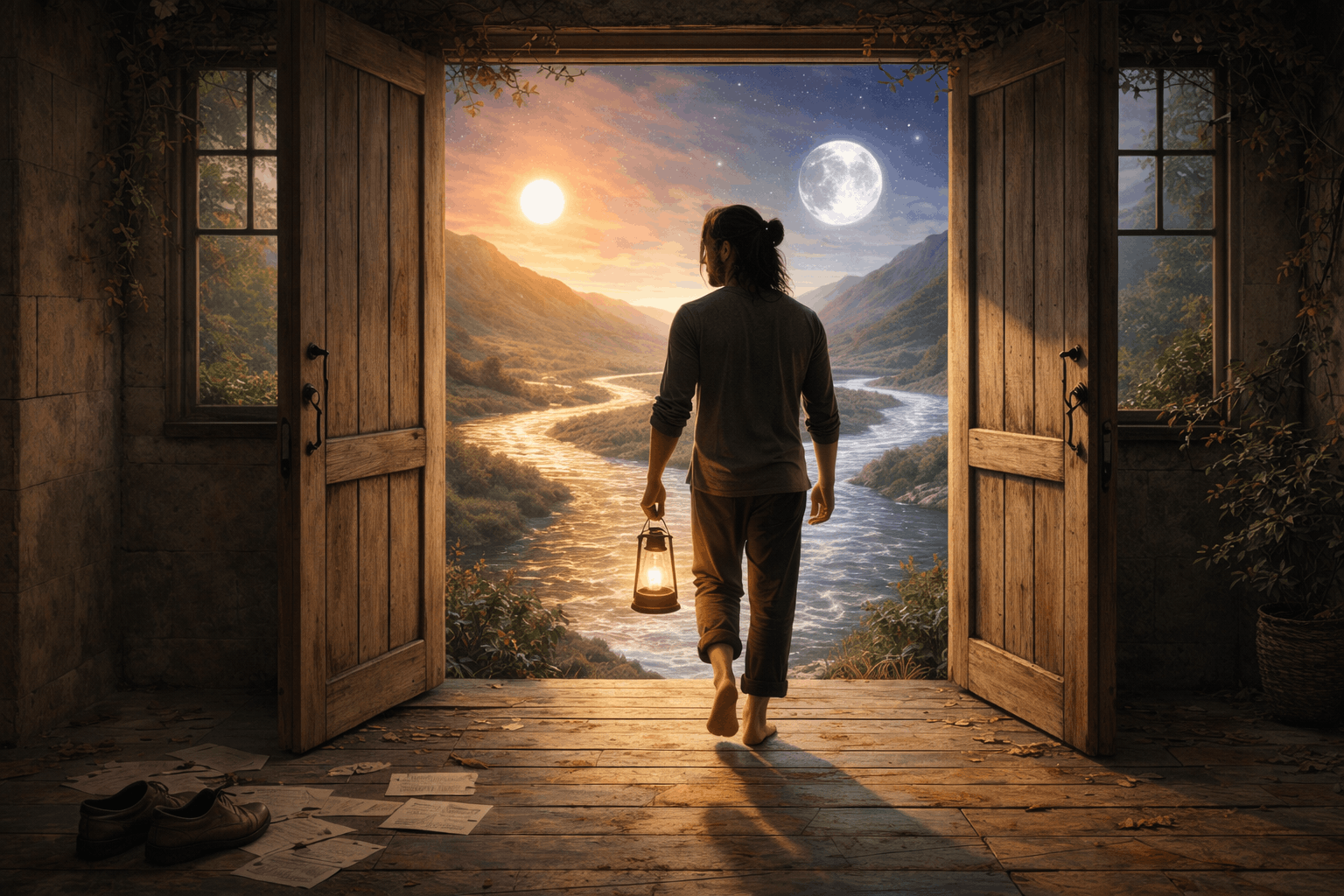 Between the Two Selves